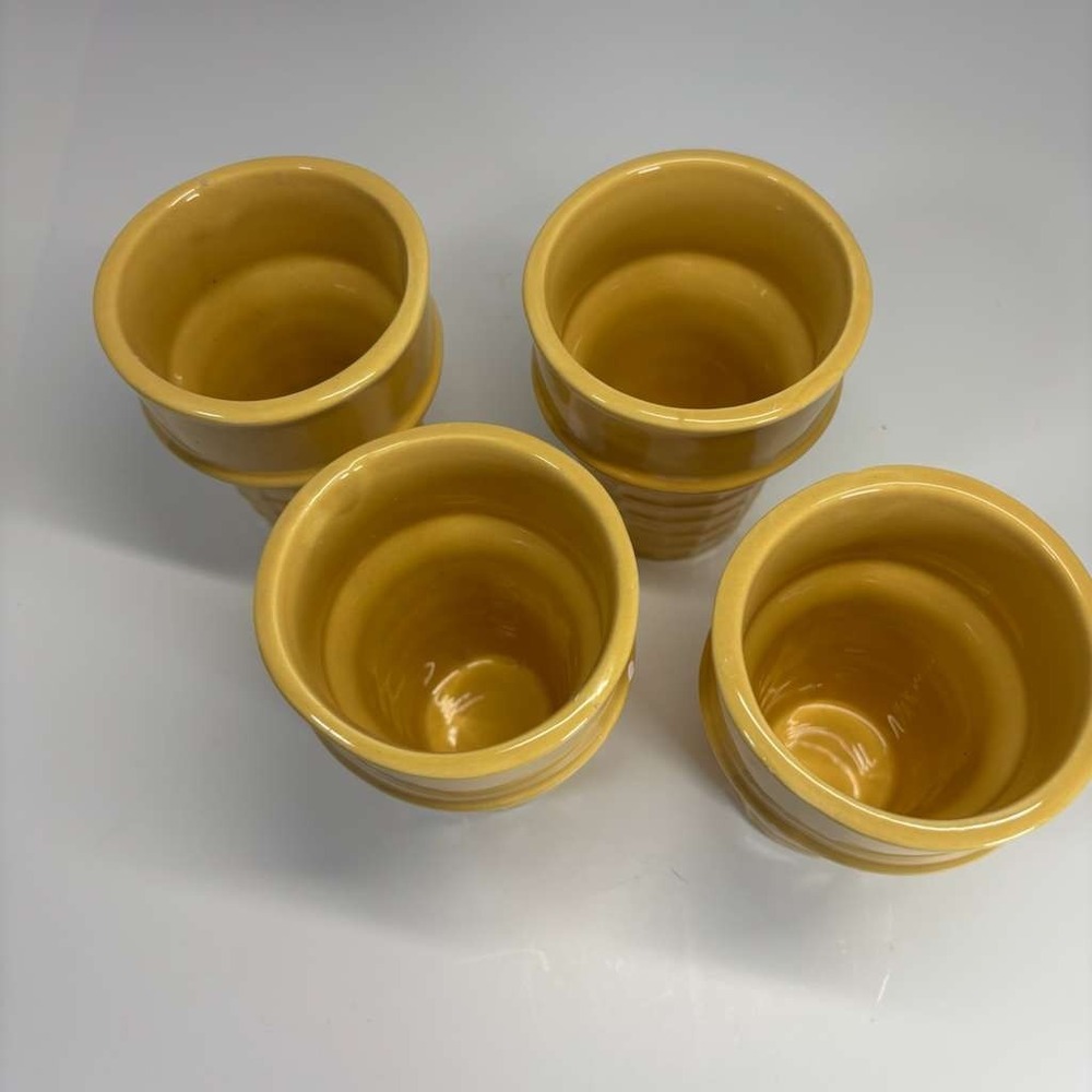 Ceramic Earthenware Ice Cream Cones - Set Of 4- For Snacks or‎ Potted Plants - Picture 3 of 8